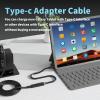 1Ft USB C Female Input to DC 5.5x2.1mm Power Charge Cable, 15W USB C to DC Adapter Cable Power Charger Converter Cord for Router, Mini Fan, LED Light, External Hard Drives, Audio Mixing, 3Pack view 3