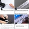 NineLeaf 4PK STe-141 STe141 ST-141 ST141 18mm 0.7 Black on Clear Stencil Metal Etching Tape for PT-2430PC PT-2500PC PT-2600 PT-2610 Label Maker view 3