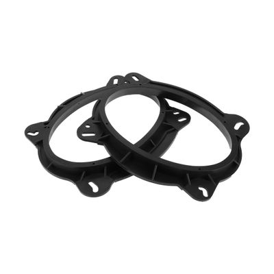 HEROFFIX 2 Pcs Audio Coaxial Speaker Speaker Spacer Ring Tweeter Speaker Spacer Adaptor for Toyota Tundra 2007-2021 Front Speaker Subwoofer Mounting Spacer Bracket Ring Black ABS