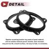 HEROFFIX 2 Pcs Audio Coaxial Speaker Speaker Spacer Ring Tweeter Speaker Spacer Adaptor for Toyota Tundra 2007-2021 Front Speaker Subwoofer Mounting Spacer Bracket Ring Black ABS view 4