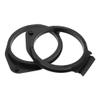 HEROFFIX 2 Pcs Audio Coaxial Speaker Speaker Spacer Ring Tweeter Speaker Spacer Adaptor for Chevrolet Avalanche 2007-2020 Front Rear Speaker Subwoofer Mounting Spacer Bracket Ring Black ABS view 1