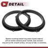 HEROFFIX 2 Set Audio Coaxial Speaker Speaker Spacer Ring Tweeter Speaker Spacer Adaptor for Ford Bronco Sport 2021 Front Rear Speaker Subwoofer Mounting Spacer Bracket Ring Black ABS view 4