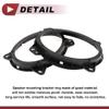 HEROFFIX 2 Set Audio Coaxial Speaker Speaker Spacer Ring Tweeter Speaker Spacer Adaptor for Toyota 4 Runner 2003-2009 Front Speaker Subwoofer Mounting Spacer Bracket Ring Black ABS view 4