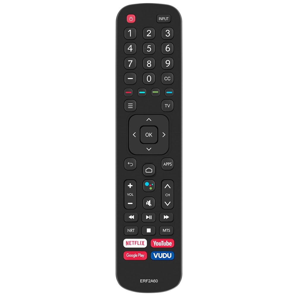 ERF2A60 Infrared Replace Remote Compatible with Hisense TV 55H9F 55Q9809 43H6570F 55H9809 55H9040F 65H9040F 65Q9809 50H6570F 65H9F 65H9050F 65H9030F 65H8050F 55H8030F 55H8809 65H9809 65H8809 55H9F1