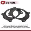 HEROFFIX 2 Pcs Audio Coaxial Speaker Speaker Spacer Ring Tweeter Speaker Spacer Adaptor for Toyota Corolla 03-13 Rear Speaker Subwoofer Mounting Spacer Bracket Ring Black ABS view 4