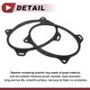 HEROFFIX 2 Pcs Audio Coaxial Speaker Speaker Spacer Ring Tweeter Speaker Spacer Adaptor for Toyota Camry 2002-2011 Rear Speaker Subwoofer Mounting Spacer Bracket Ring Black ABS view 4