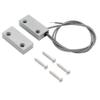 FOCMKEAS Magnetic Reed Switch Wired Surface Mount Normally Open/Closed NC/NO Contact Sensor Alarm Magnetic Door Switch with 3 Wires, Zinc Alloy Sliver, MC-51 view 1