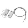 FOCMKEAS Magnetic Reed Switch Wired Surface Mount Normally Open/Closed NC/NO Contact Sensor Alarm Magnetic Door Switch with 3 Wires, Zinc Alloy Sliver, MC-51 view 2