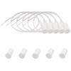 FOCMKEAS 5PCS Recessed Wired Security Window Door Contact Sensor, Normally Closed NC, Door Alarm Magnetic Reed Switch with 2 Wire, ABS White, RC-35 view 1