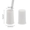 FOCMKEAS 2PCS Recessed Wired Security Window Door Contact Sensor, Normally Closed NC, Door Alarm Magnetic Reed Switch with 2 Wire, ABS White, RC-33 view 2