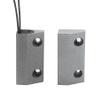 FOCMKEAS Magnetic Reed Switch Wired Surface Mount Normally Open NO Contact Sensor Alarm Magnetic Door Switch with 2 Wires, Zinc Alloy Sliver, MC-56 view 3