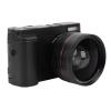 4K Digital Camera, HD Compact Digital Camera, Auto Focus 16X Zoom, 3 Inch Flip Screen, Built in Flash, LED Light Support, Selfie Flip Vlogging Camera for Photography view 1