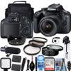 Canon EOS Rebel T100 w/EF-S 18-55mm f/3.5-5.6 III Lens, Tripod+Shoulder Bag+50 LED+PRO Accessory Bundle (20+Items) (Renewed) view 1