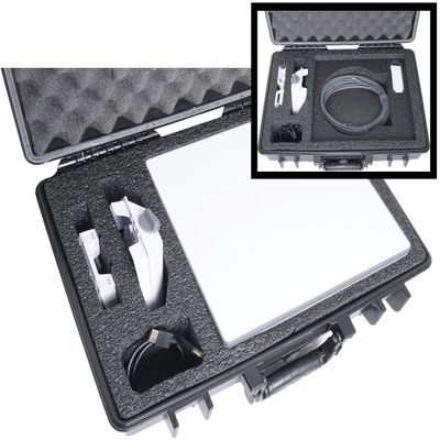 Starlink Mini Case, Precision Cut Foam Protects Starlink Mini Accessories, Ideal for RV Travel & Outdoor Use. Slim Profile (One of the most compact on the market!). Airtight, Waterproof, Shippable.