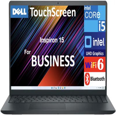 Dell Inspiron 15 Business Laptop 15.0" Touchscreen FHD Display (Intel i5-1334U, 32GB DDR4, 256GB PCIe SSD + 1TB HDD, Intel UHD, WiFi 6, Webcam, Bluetooth 5.3, Win 11 Pro)