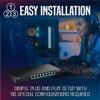 TRENDnet 8-Port 2.5G PoE++ Switch, TPE-BG380, 8 x 2.5GB PoE++ Ports, 230W Poe Power Budget, 40Gbps Switching Capacity, NDAA + TAA Compliant, Lifetime TRENDnet Protection view 3