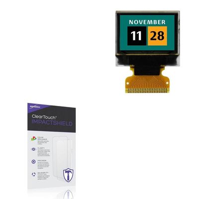 BoxWave Screen Protector Compatible with Newhaven Display NHD-0.95-9664G - ClearTouch ImpactShield (2-Pack), Impenetrable Screen Protector Flexible Film
