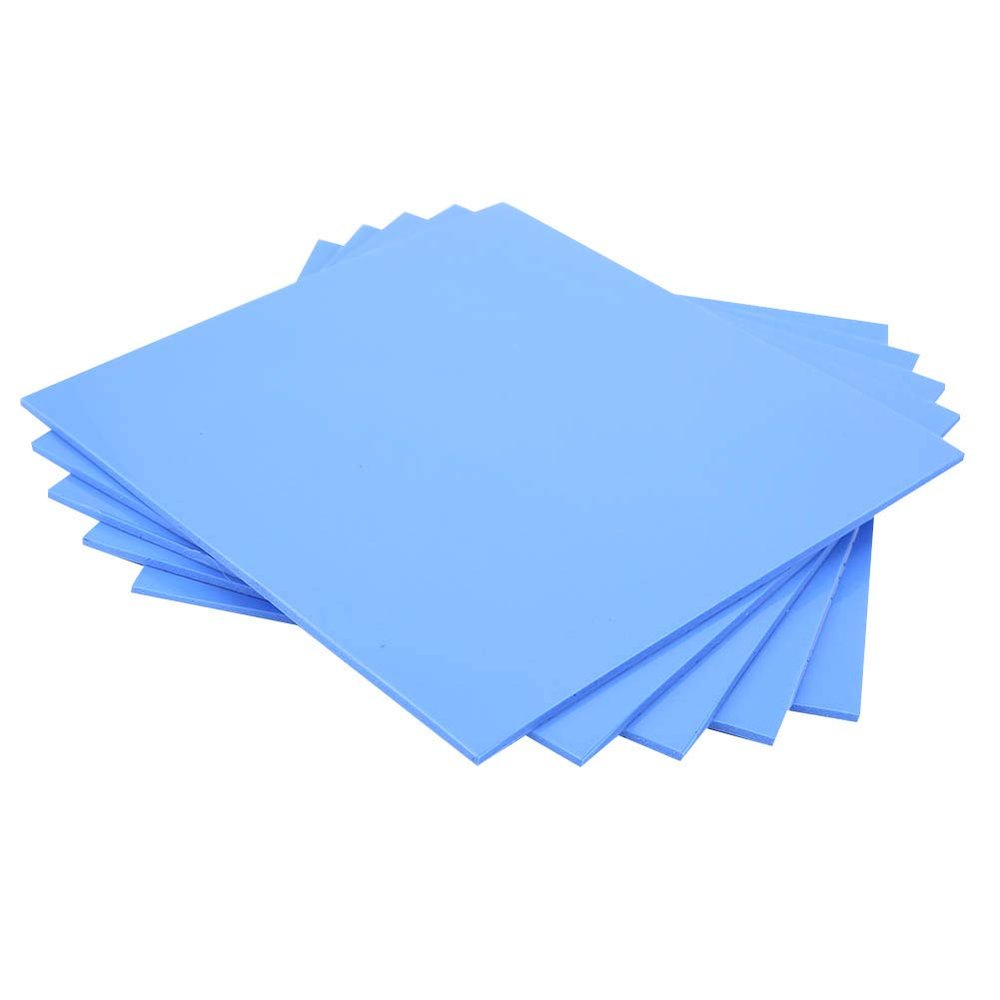 5 Pcs Silicone Thermal Conductivity Sheet CPU GPU Heat Conduction Pad 100x100x1.5mm