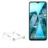 BoxWave Stand and Mount Compatible with vivo Y18 (India) - Pocket Aluminum Stand 3-in-1, Portable Multi Angle Viewing Riser - Metallic Silver view 1