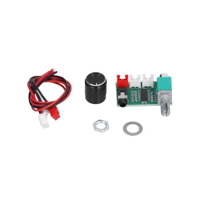 Channel Digital Power Amplifier Board 3.5mm AUX Audio Input Volume Adjustment 2 x 3w Output Plastic Material Lightweight and Portable for XH A157 Channel