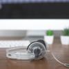 Koss CL5i Clear Transparent On-Ear Headphones, in-Line Microphone and Remote, Retro Style, 3.5mm Plug view 4