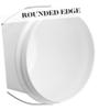 BUTIFULSIC 2pcs Portable White Plastic Bucket with Lid Sturdy Household Storage Container for Water Pet Food Paint Multipurpose Use Easy to Carry view 3