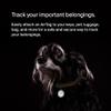 Belkin Apple AirTag Reflective Secure Holder w/Key Ring, Scratch-Resistant Case w/Raised Edges - Protective AirTag Keychain Accessory for Keys, Child Tracking Device, Pets - Black/White (4-Pack) view 4