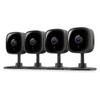 Tapo 1080P Indoor Wired Security Camera - Works as a Baby Monitor & Pet Camera, Motion Detection, 2-Way Audio, Siren, Night Vision, Subscription-Free Local Storage or Optional Cloud, C101(4-Pack) view 1