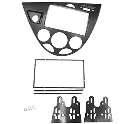 Sound-way - Single DIN Car Radio Frame Installatio 2 Din Car Fascia/Fit For Ford/Fit For Focus/Fit For Fiesta Left Hand Drive Car Stereo Panel Mounting Refitting BEzel Trim Kit Car Front Side Ai