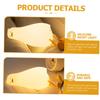 HAPINARY Silicone Cartoon Night Light for Boy Girl Brightness USB Rechargeable Bedside Lamp Cute Led for Room Warm Relaxing Glow for Comfort view 2