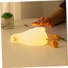 HAPINARY Silicone Cartoon Night Light for Boy Girl Brightness USB Rechargeable Bedside Lamp Cute Led for Room Warm Relaxing Glow for Comfort view 4