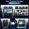 4G+64G for Toyota Corolla 2009-2013 Android Car Radio Stereo with Wireless CarPlay Android Auto,9 inch IPS Touchscreen Car Stereo Bluetooth5.0, GPS, WiFi, SWC,59UI,32EQ AI DSP + HD Backup Camera view 2