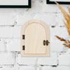 Fairy Door Outlet Covers, Wooden Fairy Outlet Covers with Door Artistic Fancy Romantic Fairy Door Outlet Cover Plate for Children Pet Proofing view 3
