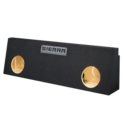 Sierra Crew Cab 2001-2006 Dual and Triple Sealed Sub Box Subwoofer Enclosure (Dual, 8")