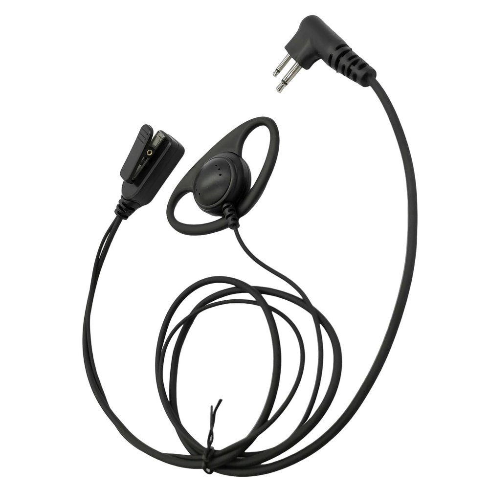 2 Pin Ptt Mic Earpiece Two Way Radio Headset for Motorola Walkie Talkie (4)