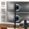 Dual Monitor-Arm Ultrawide Heavy Duty - 24-57 inch Vertical Dual Monitor Mount, Adjustable Stacked Double Monitor Desk Mount Stand, Max Load 59.4 lbs (per Screen), VESA 75 100 mm, Black view 4