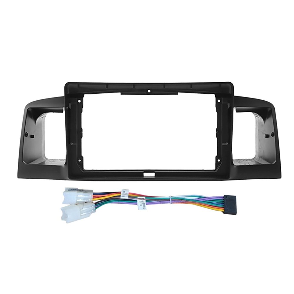 Sound-way - Single DIN Car Radio Frame Installatio Car DVD Frame Audio Fitting Adaptor Dash Trim Kits Facia Panel 9 Inch/Fit for BYD F3 2009-2013 Double Din Radio Player Car Front Side Air Outlet Ven