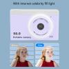 Yunir Digital Camera,50MP 1080P 8X Zoom Compact Digital Camera,Portable Front Rear Dual Cameras with Filter for Kids Photography () view 3
