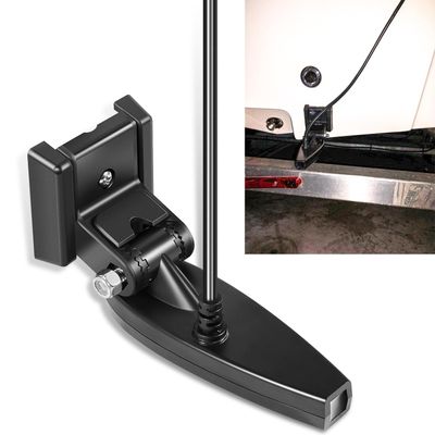 Camoo 710295-1 XNT 9 HW MDI 75 T for Humminbird Helix 7/8 (MEGA Down Imaging) Dual Spectrum Chirp with Temperature Transom Mount Transducer, Black