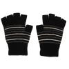 USB Heated Gloves, Winter Gloves, Safe Washable Fingerless Knitted Gloves for Work, Outdoor Learning, Striped view 1