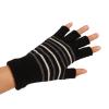 USB Heated Gloves, Winter Gloves, Safe Washable Fingerless Knitted Gloves for Work, Outdoor Learning, Striped view 4