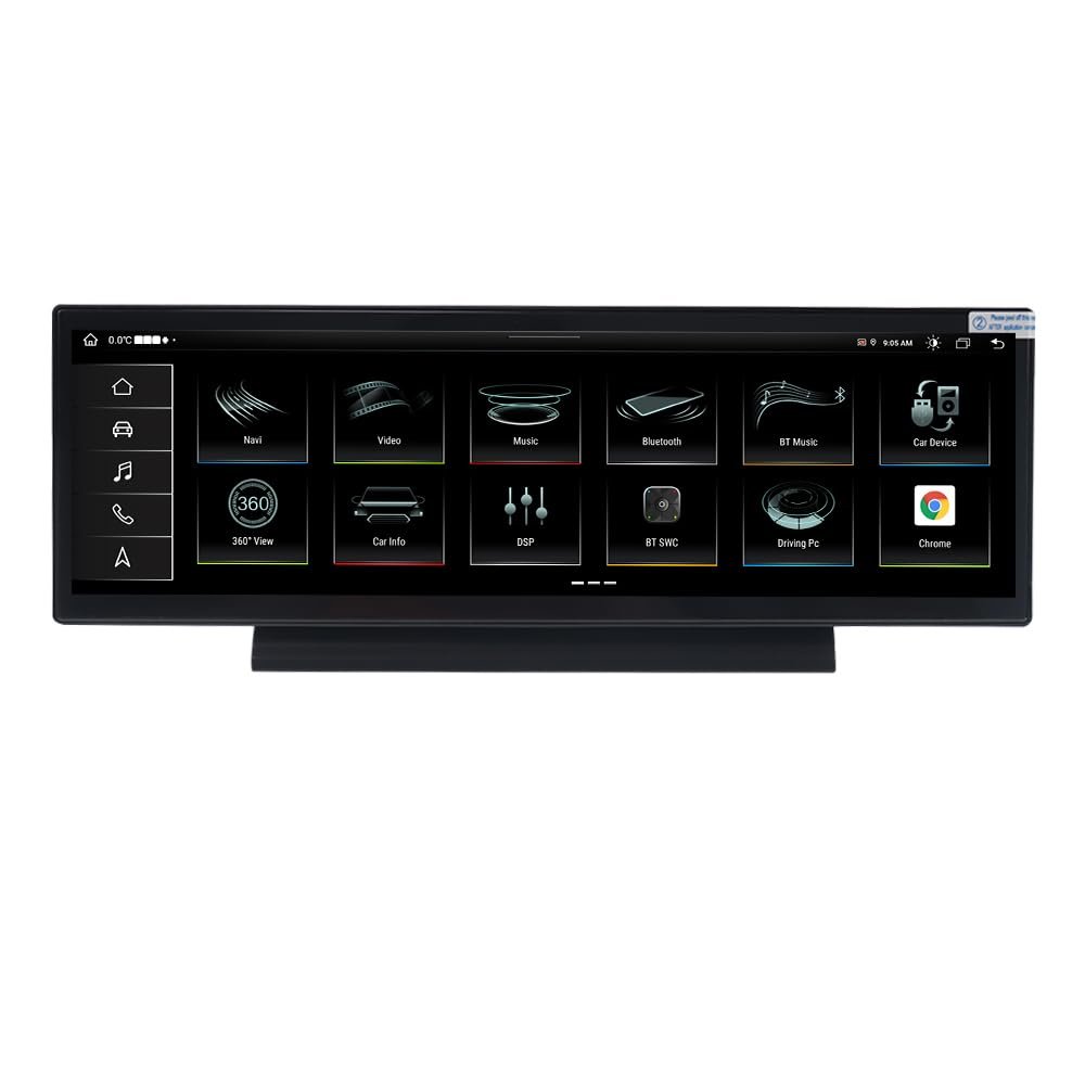 14.9'' Android13 Car Radio for Audi Q5 Q5L 2018-2020 with Audi Multimedia System, Upgrade Factory Radio Wireless CarPlay Bluetooth 2K IPS Touch Screen Replacement WiFi GPS Navigation (8+128GB)