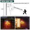 Qualirey 4 Pack Solar Outdoor Motion Sensor Alarm in 2 130db Loud Noise Maker Support Recording Adjustable Volume Strobe Light Multiple Mode with Remote Control and USB Charging Cable view 3