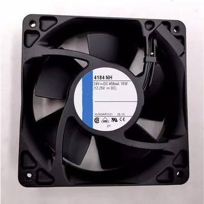 CAXFRTE for 4184NH 12038 24V 458mA Metal Frame Cooling Fan, black