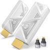 Wireless HDMI Transmitter and Receiver 328FT/100M,4K Decode 1080P Output Wireless HDMI Extender,2.4G/5G Plug&Play Portable Wireless,for Streaming Video and Audio to Monitor from Laptop/TV Box view 1