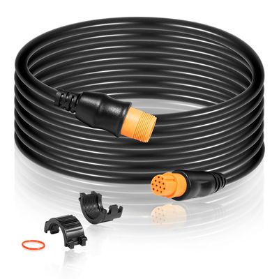 ZEZHIMI Replacement for 010-11617-32 12-Pin Extension Cable for Garmin Scanning Transducers (10 feet)