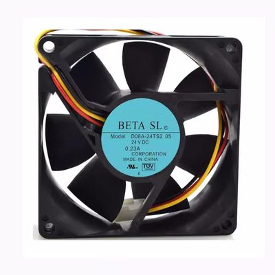 CAXFRTE for D08A-24TS2 05 8025 24V 0.23A 8CM Inverter Cooling Fan, black