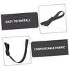 BRIGHTFUFU 2pcs Hard Hat Chin Strap Elastic Chin Protective Strap for Safety Helmets Lightweight Design for Construction Hockey Baseball Use Flexible Support view 2