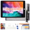 Screen Replacement for iPad Pro 9.7 2016 Display LCD A1673 A1674 A1675 Screen Glass Touch Digitizer Assembly with Repair Kit(Black) view 1