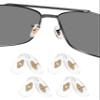 4 Pairs Replacement Nosepieces Nose Pads for Ray-Ban Aviator RB3025 RB3026 RB3044 RB3261 RB3483 Clubmaster RB3016 Sunglasses - Clear view 1
